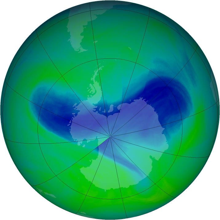Ozone Map 2004-11-15